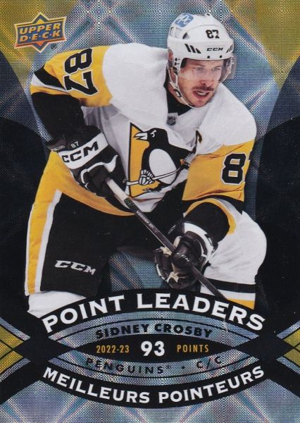 insert karta SIDNEY CROSBY 23-24 Tim Hortons Point Leaders číslo PL-15